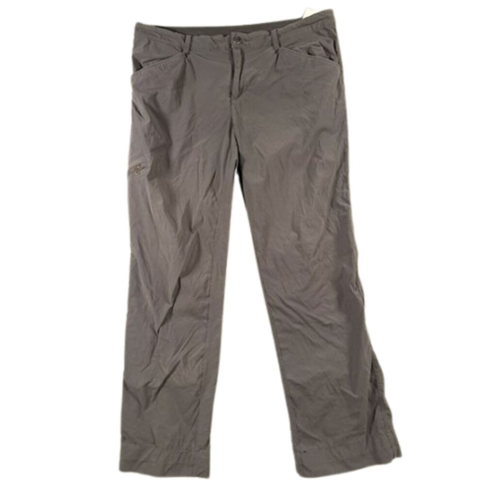 Patagonia Quandary Hiking Pants Women’s 14 Gray 28" Inseam Nylon Stretch